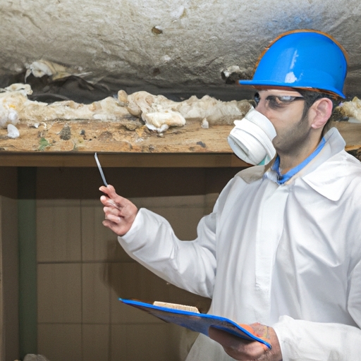 What is involved in a professional mold inspection?