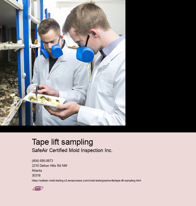 Tape lift sampling